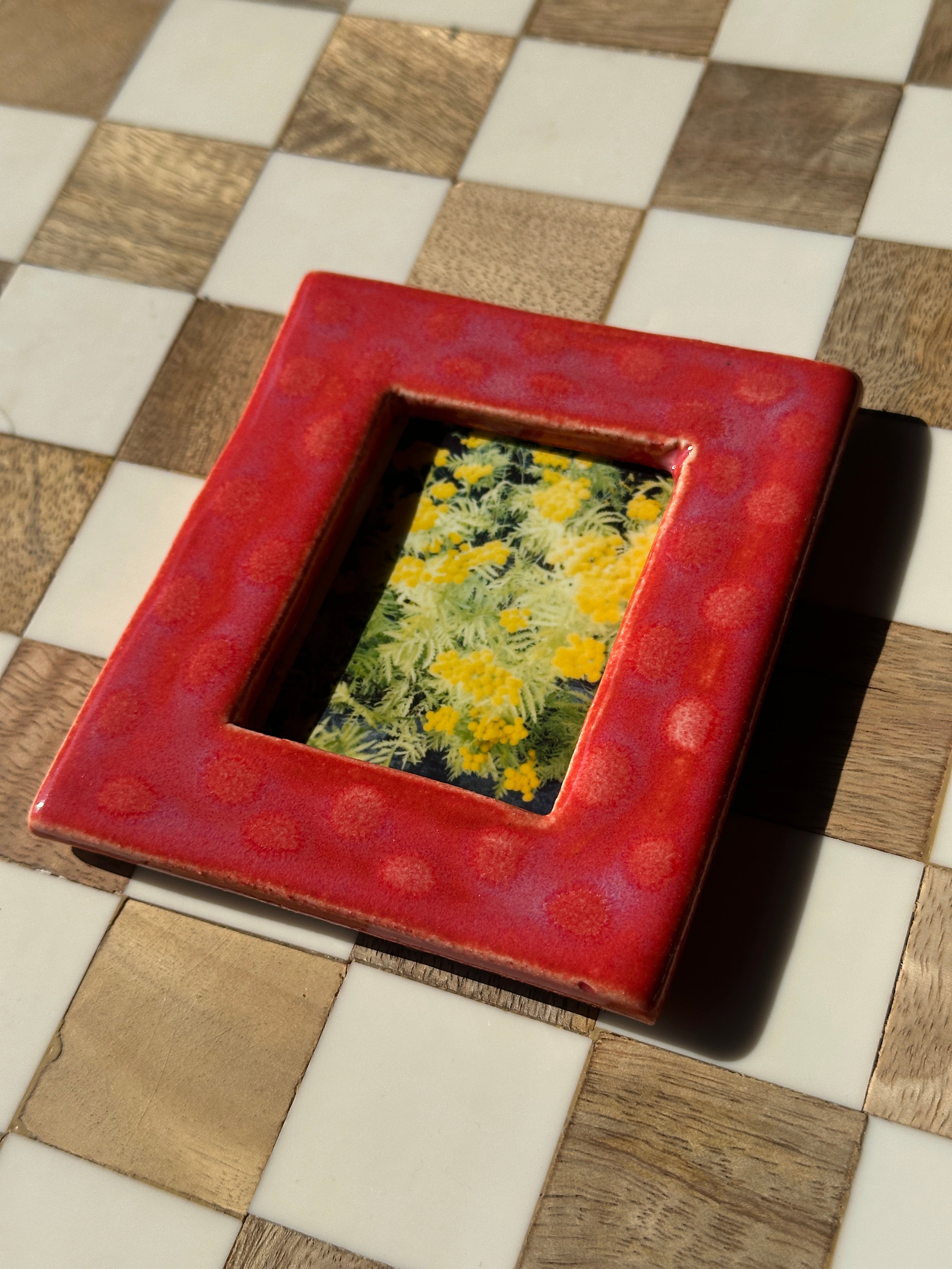 Handmade Ceramic Instax Frame