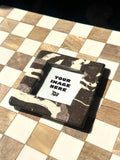 SQUARE - Handmade Ceramic Instax Frame