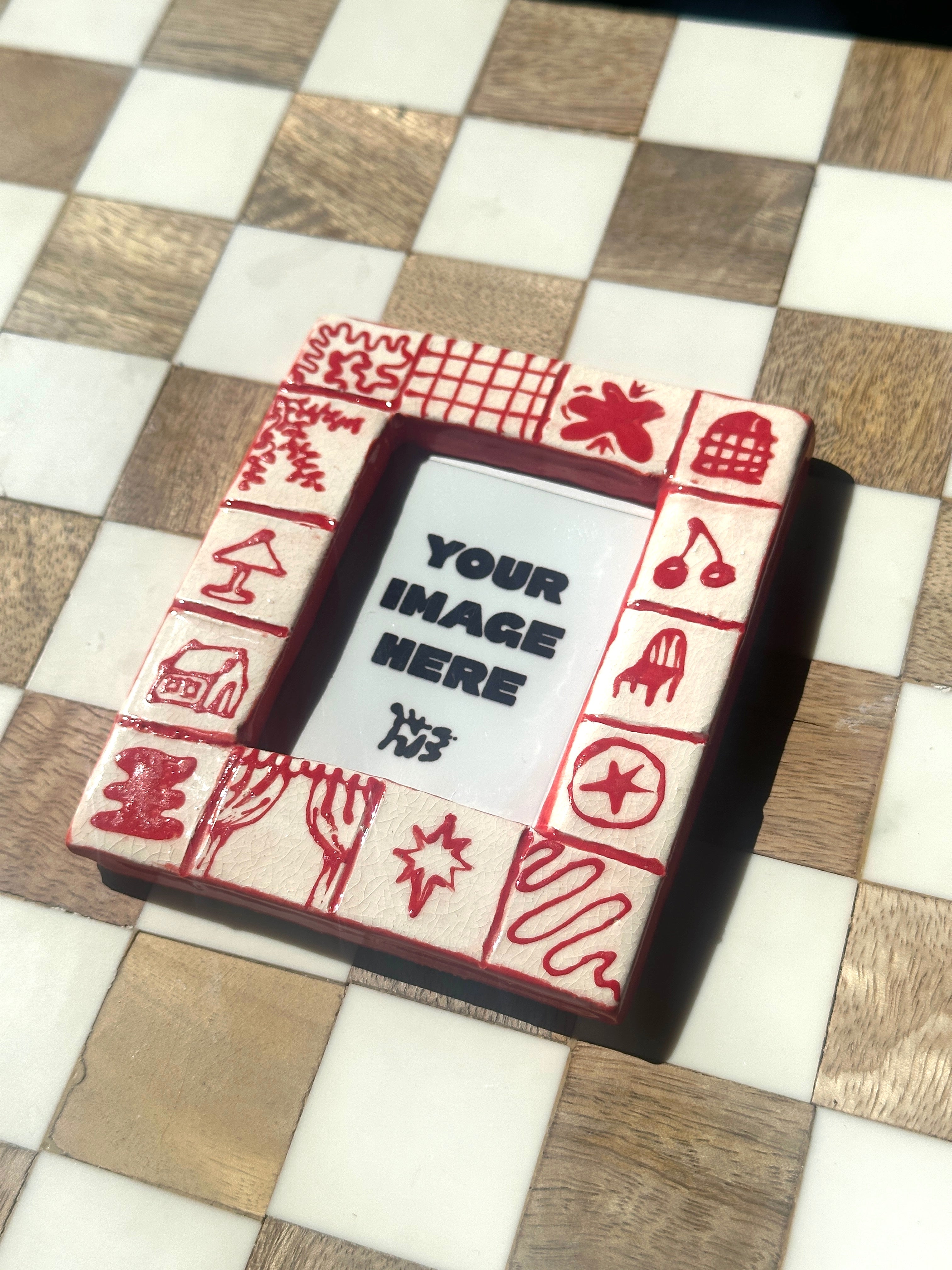 Handmade Ceramic Instax Frame
