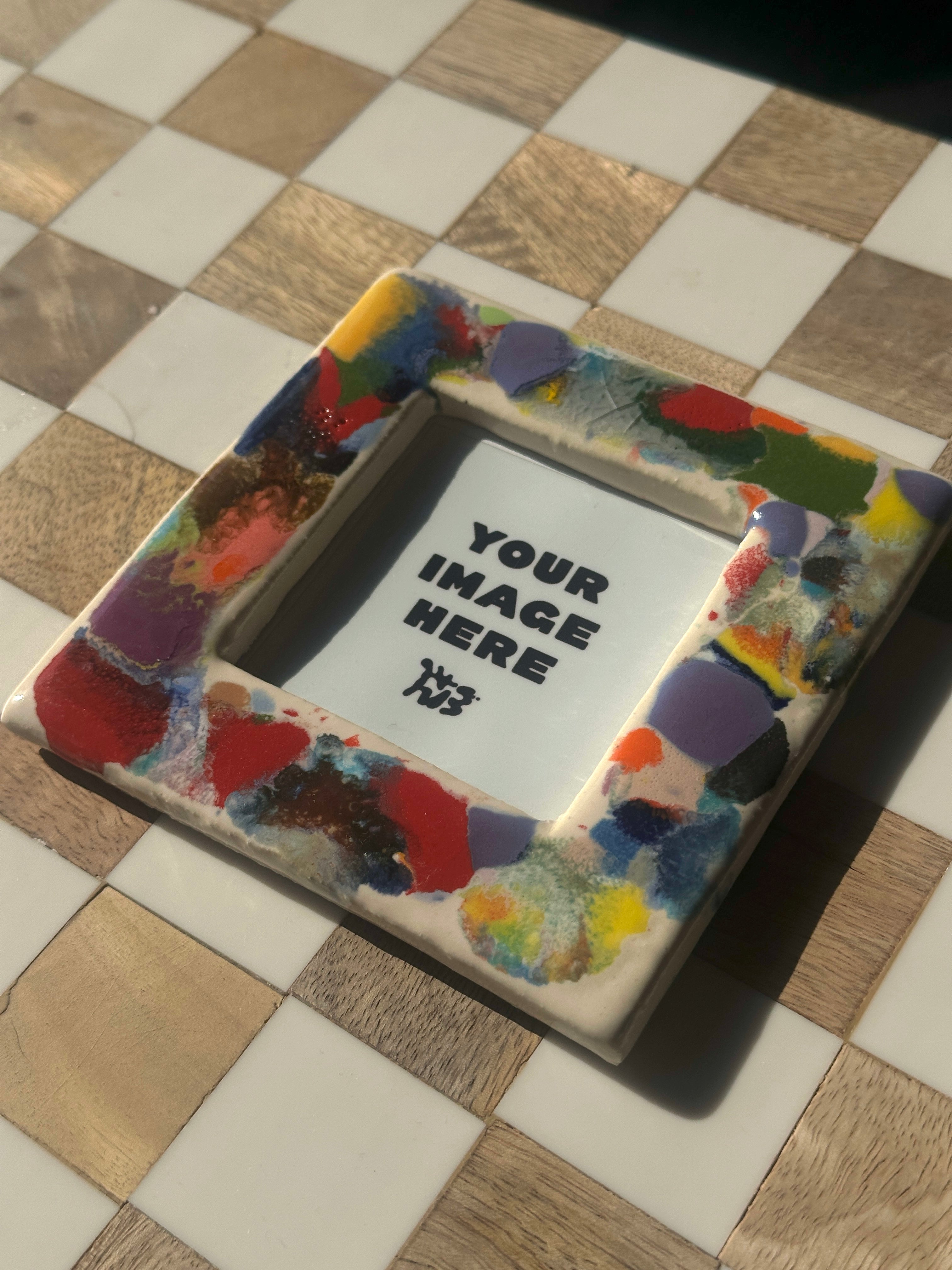 SQUARE - Handmade Ceramic Instax Frame