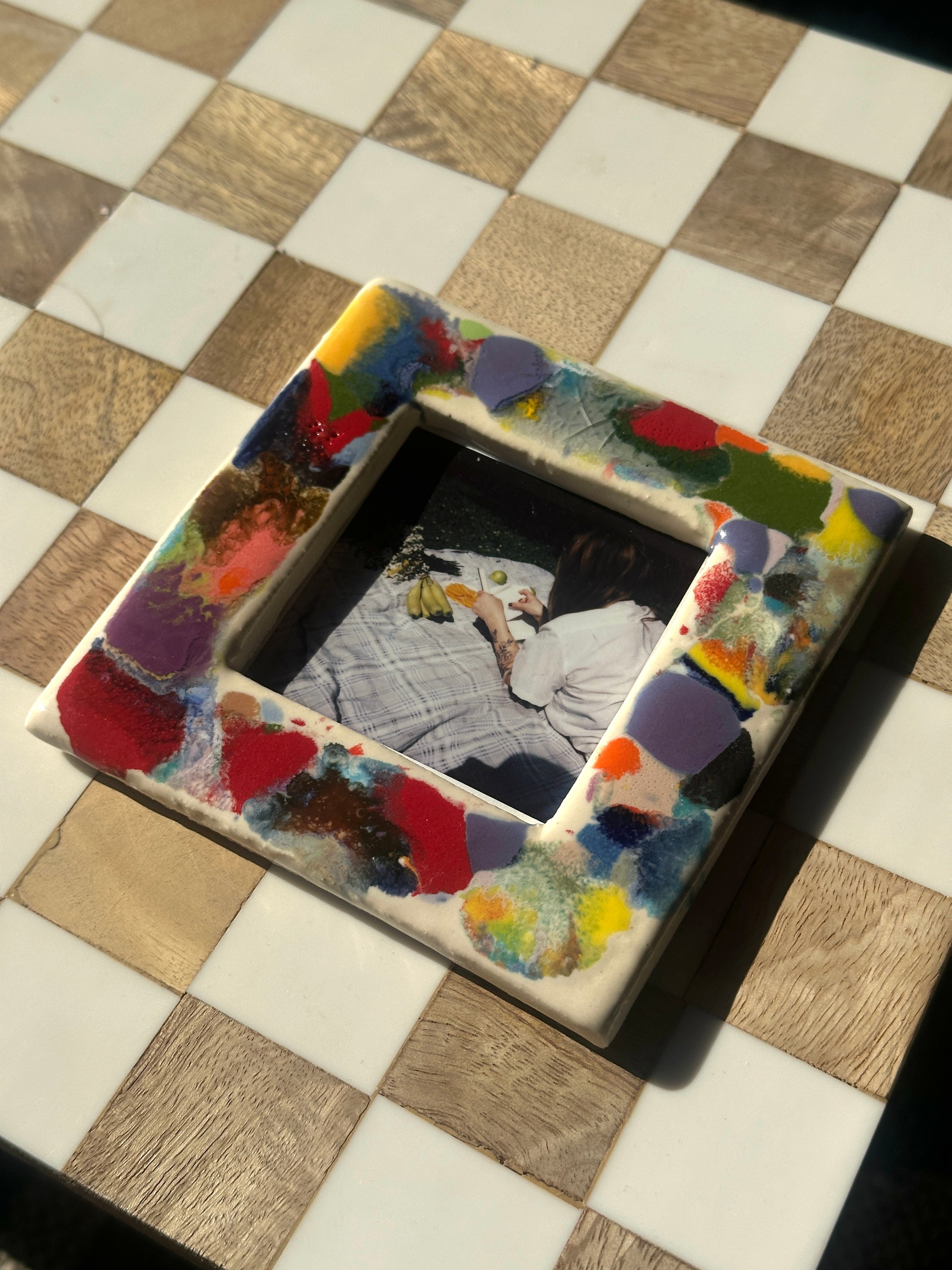 SQUARE - Handmade Ceramic Instax Frame