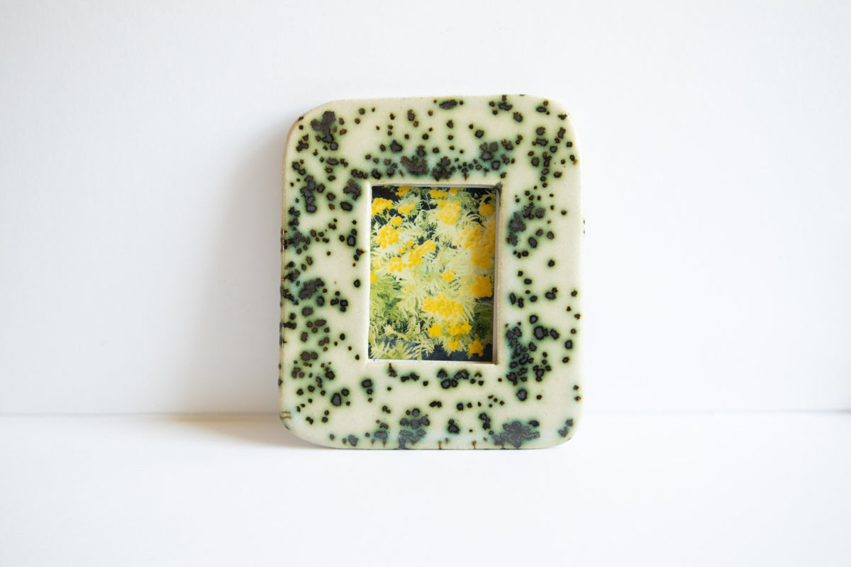 Handmade Ceramic Instax Frame - Free Instax Print - Rounded Corners
