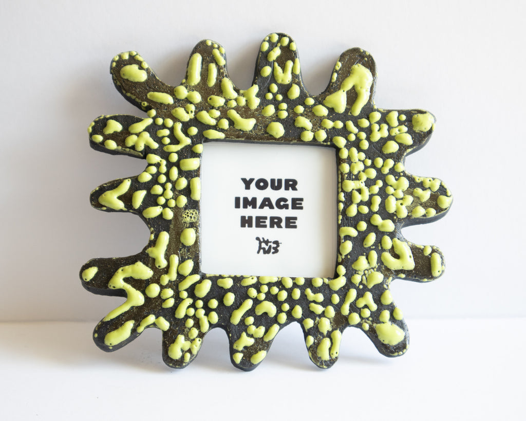 SQUARE - Handmade Ceramic Instax Frame | FREE Square Polaroid Print Included