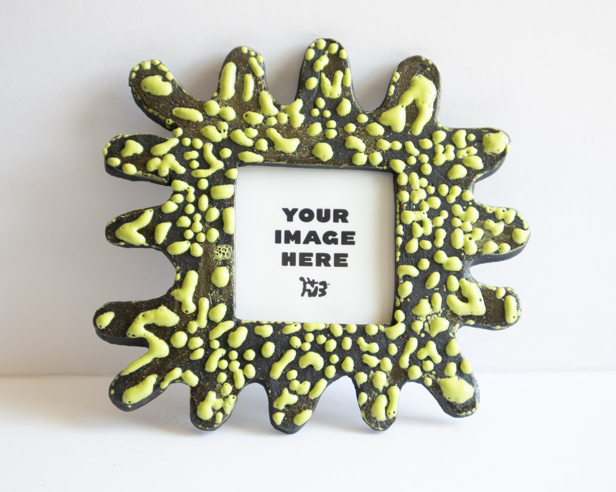 SQUARE - Handmade Ceramic Instax Frame | FREE Square Polaroid Print Included