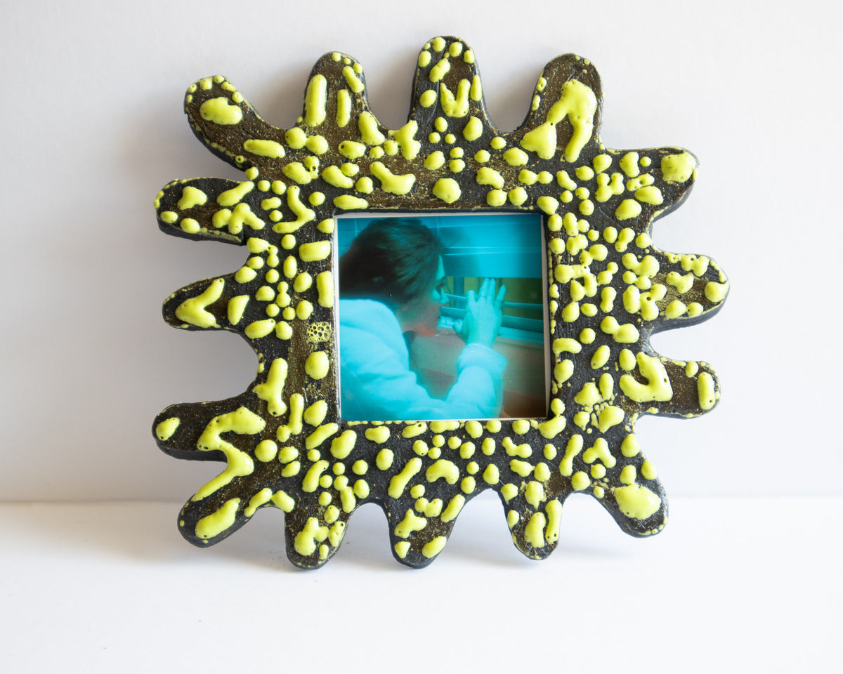 SQUARE - Handmade Ceramic Instax Frame | FREE Square Polaroid Print Included