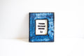 Handmade Ceramic Instax Mini Photo Frame - Blue No. 1