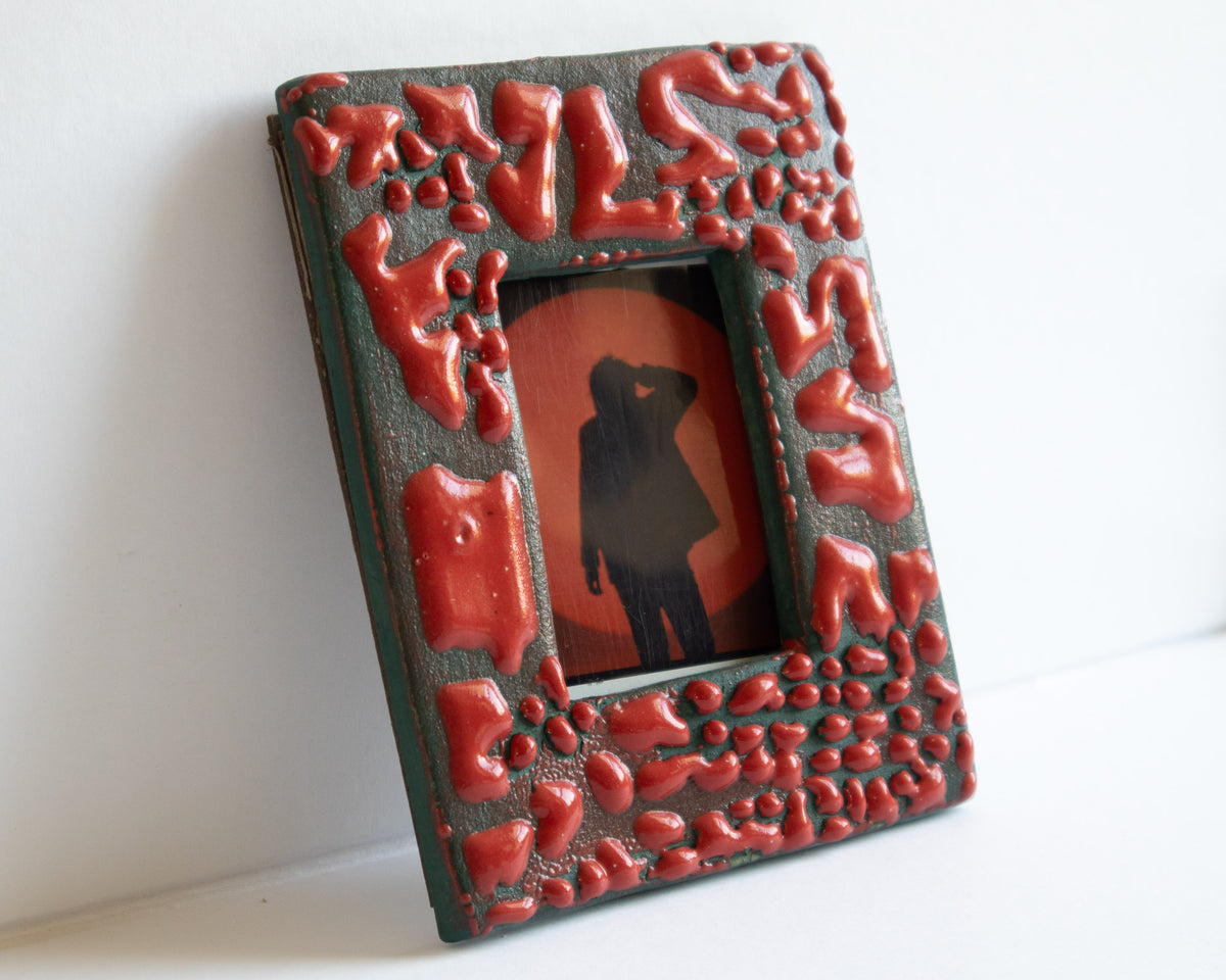 Handmade Ceramic Instax Frame - Red + Green