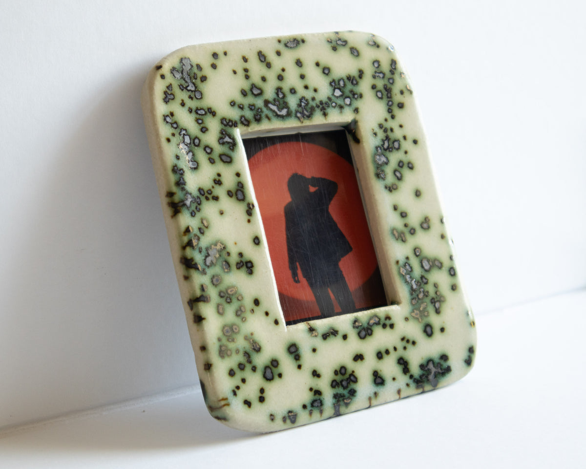 Handmade Ceramic Instax Frame - Free Instax Print - Rounded Corners