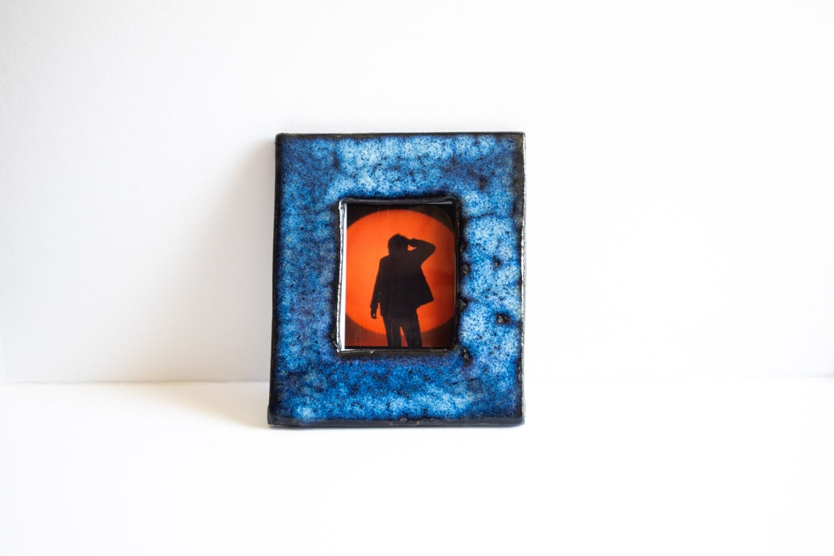 Handmade Ceramic Instax Mini Photo Frame - Blue No. 1
