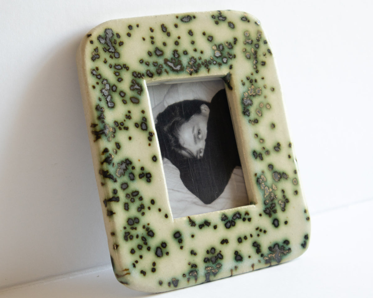 Handmade Ceramic Instax Frame - Free Instax Print - Rounded Corners