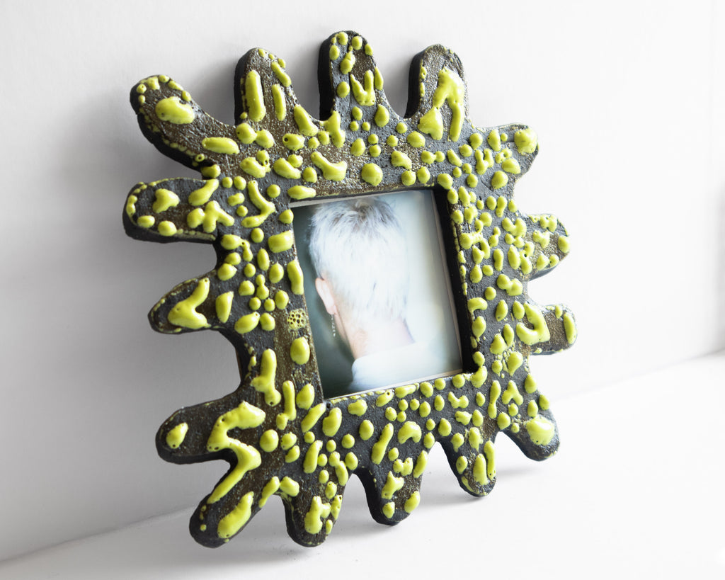 SQUARE - Handmade Ceramic Instax Frame | FREE Square Polaroid Print Included