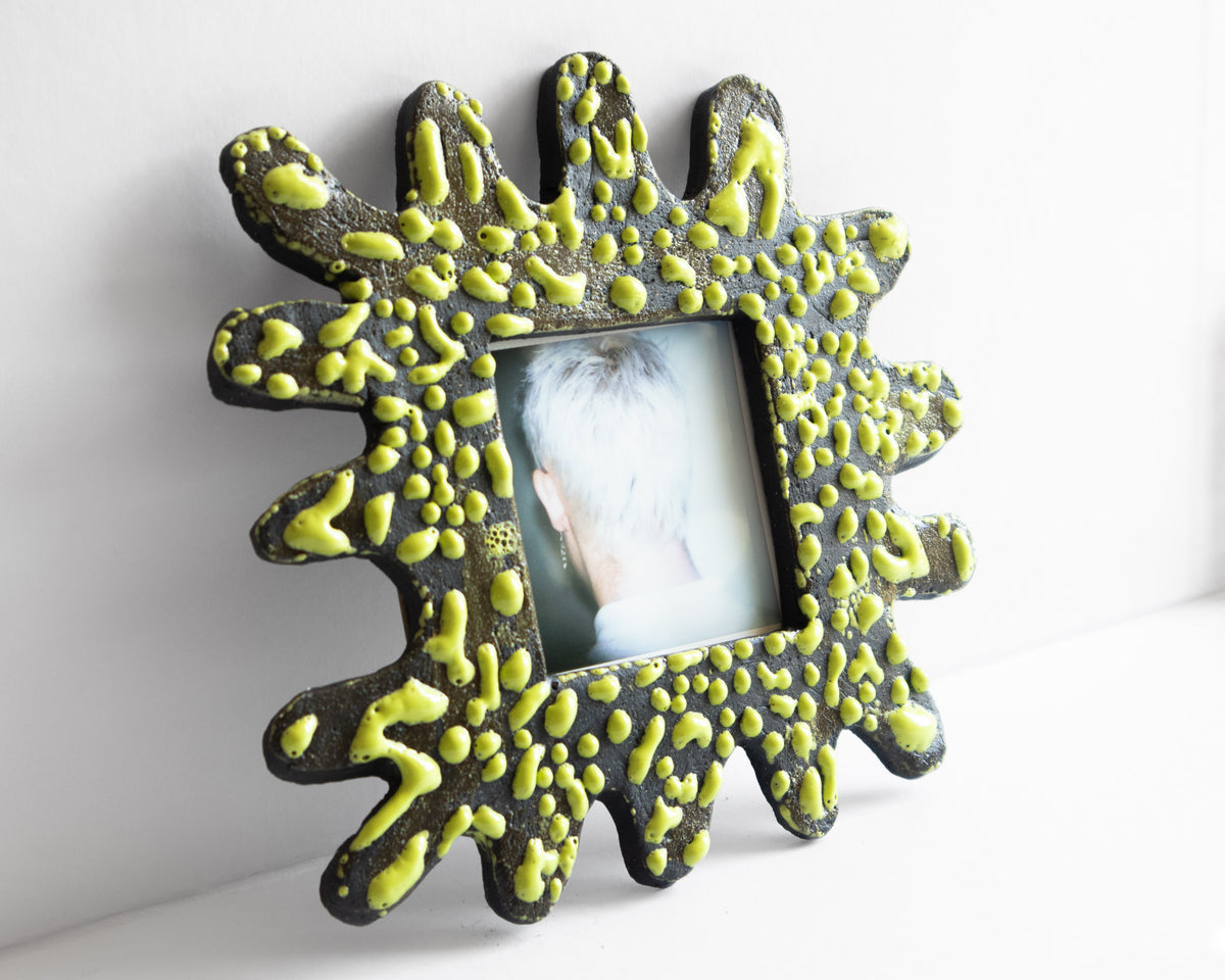 SQUARE - Handmade Ceramic Instax Frame | FREE Square Polaroid Print Included