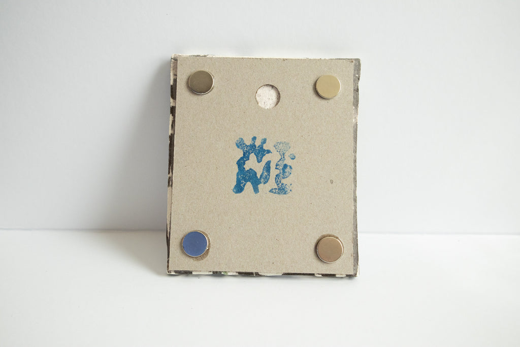 Handmade Ceramic Instax Frame - Mini Instax - Molten Lime Green