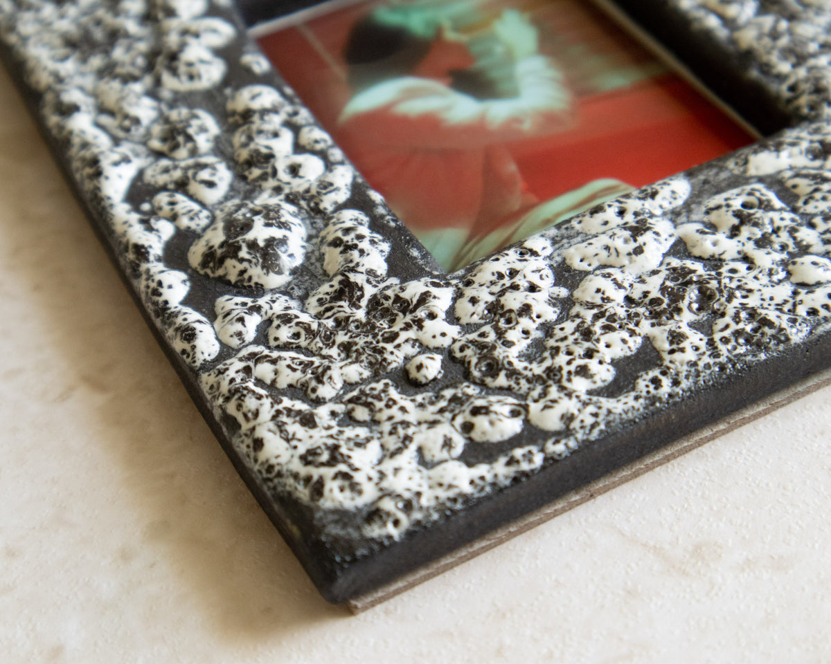 Handmade Ceramic Instax Frame - Black + White