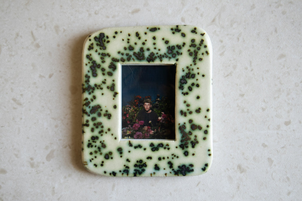 Handmade Ceramic Instax Frame - Free Instax Print - Rounded Corners