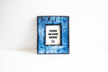 Handmade Ceramic Instax Mini Photo Frame - Blue No. 2