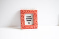 Handmade Ceramic Instax Frame | FREE Polaroid Mini Print
