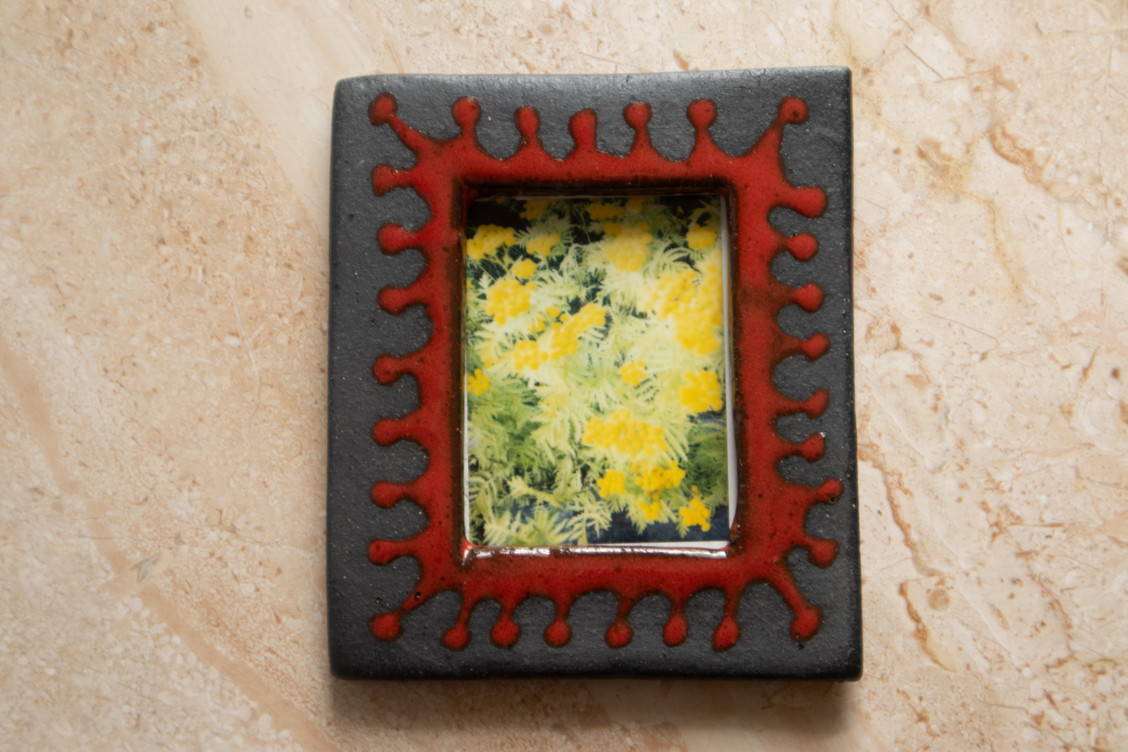 Handmade Ceramic Instax Frame | FREE Polaroid Mini Print