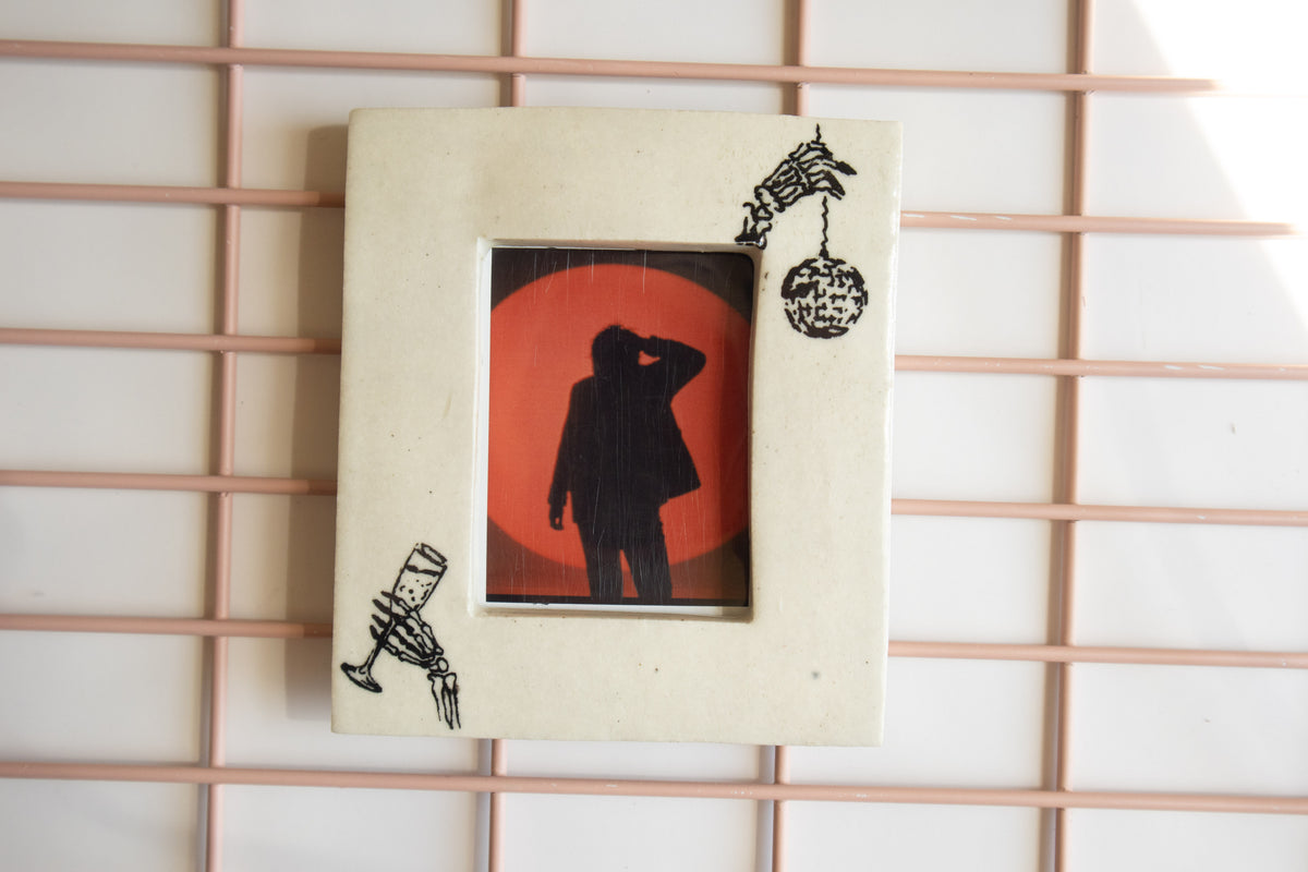 Handmade Ceramic Instax Frame - Halloween Decor - Free Instax Print