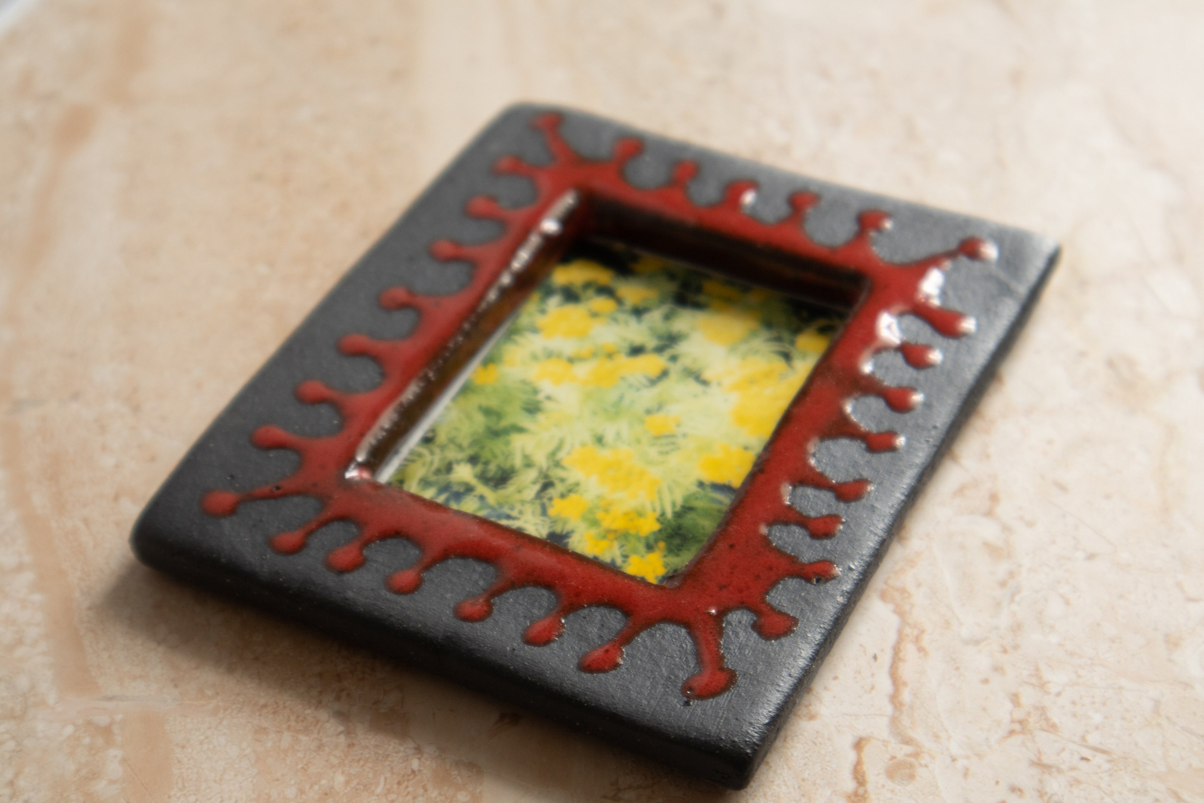 Handmade Ceramic Instax Frame | FREE Polaroid Mini Print