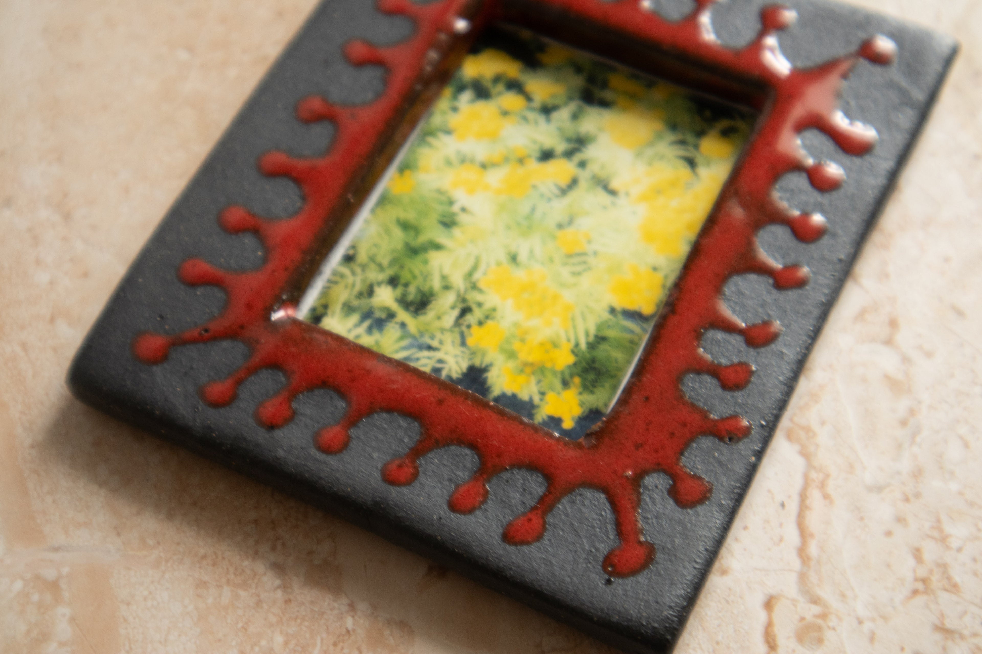 Handmade Ceramic Instax Frame | FREE Polaroid Mini Print
