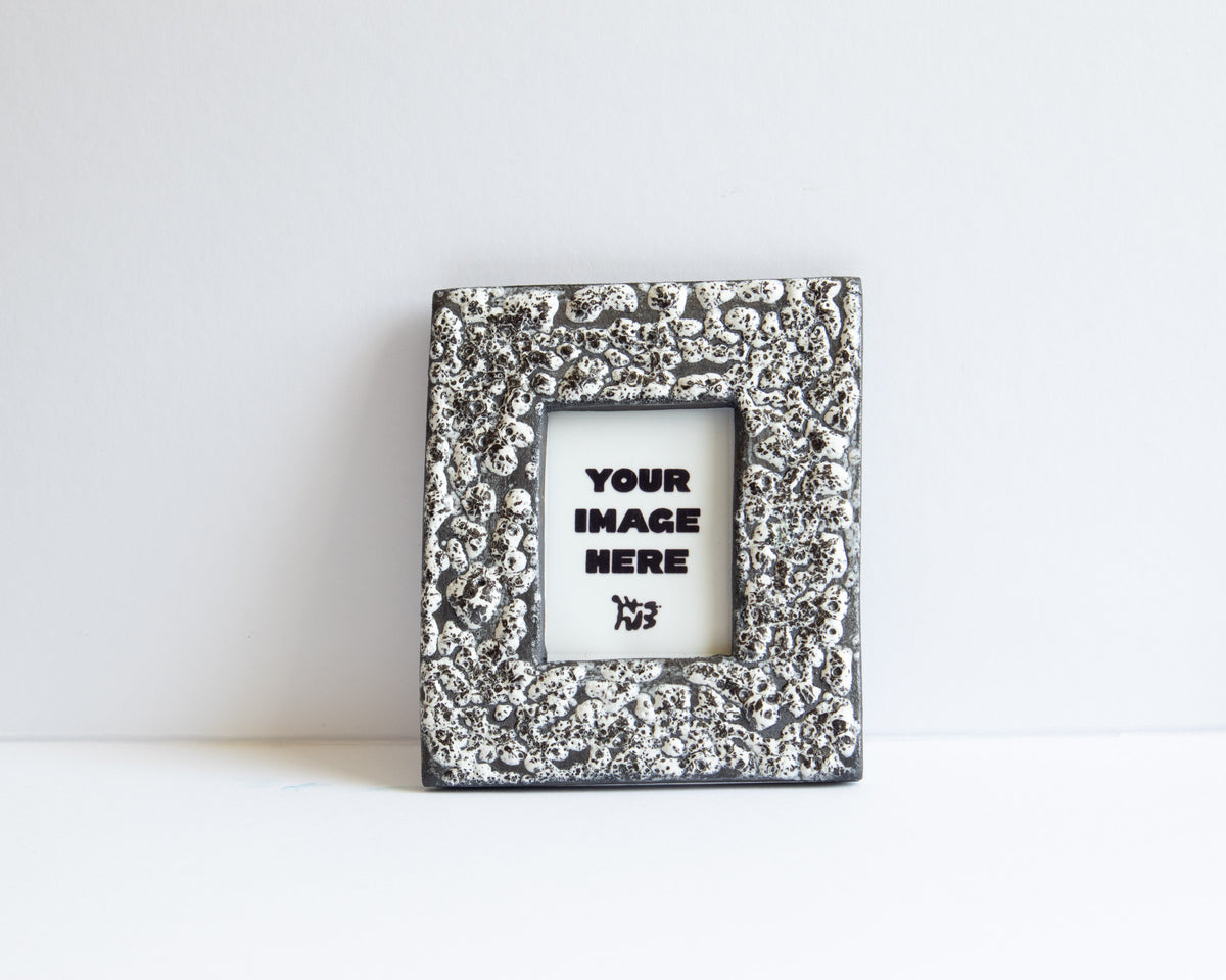 Handmade Ceramic Instax Frame - Black + White