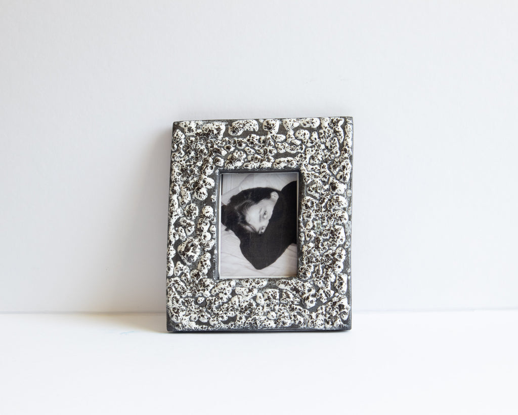 Handmade Ceramic Instax Frame - Black + White