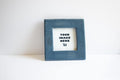 SQUARE - Handmade Ceramic Instax Frame - Denim Blue