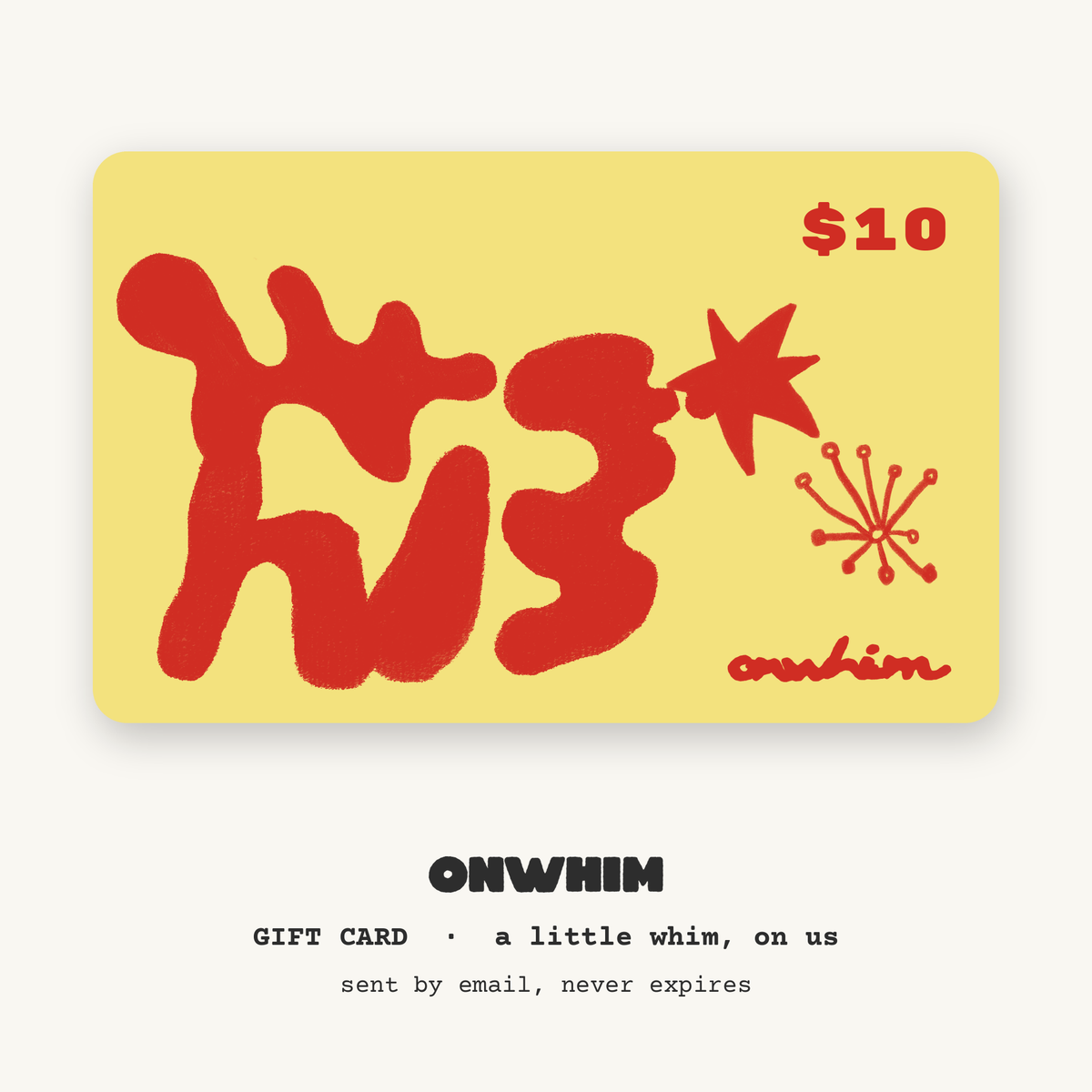 WHIM Gift Card