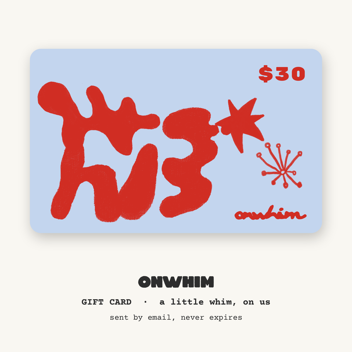 WHIM Gift Card