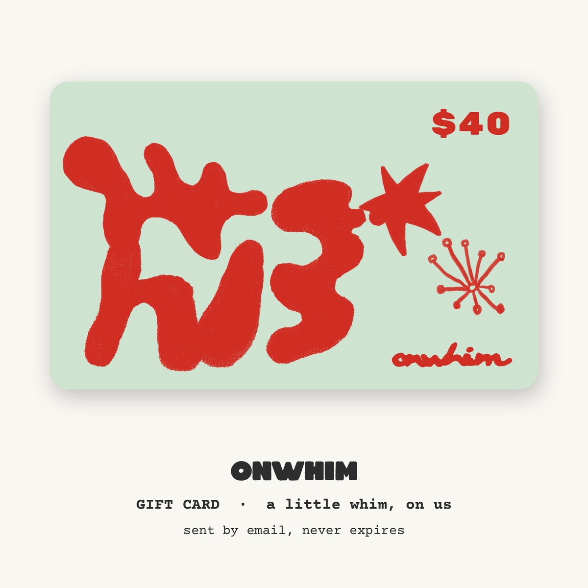 WHIM Gift Card