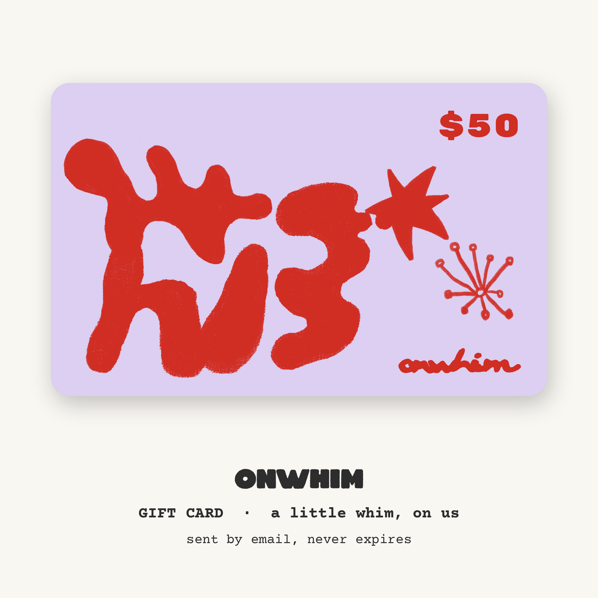 WHIM Gift Card